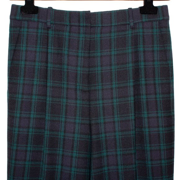 J. Crew Bi-Stretch Wool Tapered Pant in Black Watch Tartan - Picture 6 of 16